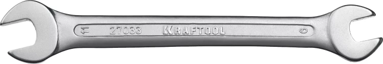 Ключи гаечные рожковые KRAFTOOL, Cr-V, DIN 3110 27033-09-11 купить в Тобольске