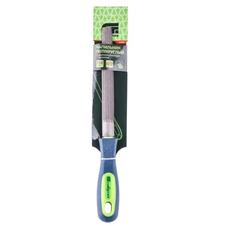 Напильник 150 мм полукруглый двухкомпонентная рукоятка №2 Сибртех 16324 купить в Тобольске