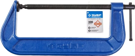 Струбцина  ЗУБР &quot;ПРОФЕССИОНАЛ&quot; тип &quot;G&quot;, корпус - ковкий чугун. 300мм 32245-300_z01 купить в Тобольске