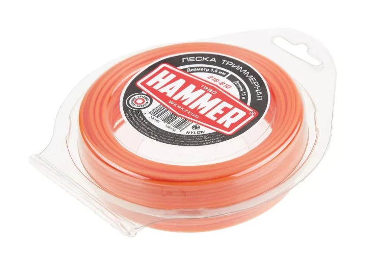 Леска для триммеров HAMMER 216-810 купить в Тобольске