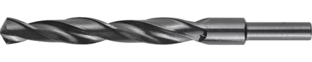 Сверло ЗУБР &quot;ТЕХНИК&quot; по металлу парооксидированное, быстрорежущая сталь, с проточенным хвостовиком, 14х160мм, 1шт 4-29605-160-14 купить в Тобольске