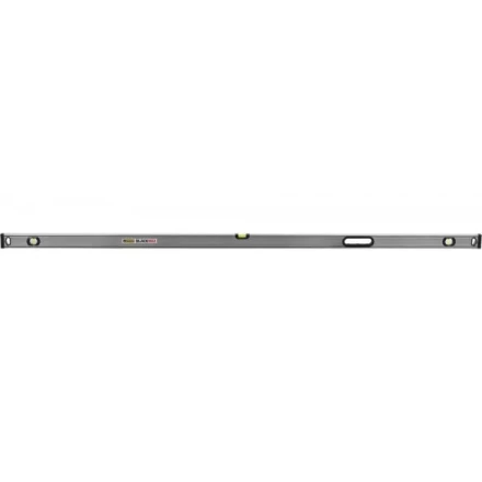 Уровень STAYER &quot;PROFESSIONAL&quot; &quot;BlackMax&quot; коробчатый усиленный с ручками, утолщенный особопроч профиль, 0,5мм/м, 3 ампулы, 200см 3475-200 купить в Тобольске