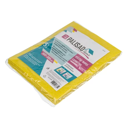 Салфетки вискозные универсальные, 300 x 380 мм, 5 шт., Home Palisad 923245 купить в Тобольске