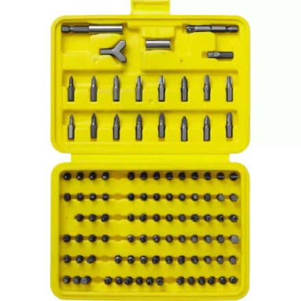 Набор STAYER &quot;MASTER&quot; &quot;SUPER UNIVERSAL&quot;: Биты, полный ассортимент стандартных и специальных шлицов, адаптеры, Cr-V, 100 предметов, в боксе 2604-H100 купить в Тобольске