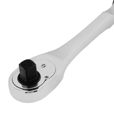 Ключ-трещотка 1/2&quot; Gross 14055, CrV, 90 зубьев, усиленный, хром купить в Тобольске