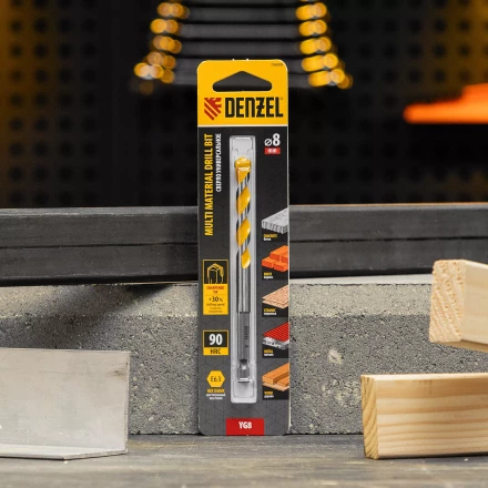 Сверло универсальное, Multi cut, 8 мм Denzel 706008 купить в Тобольске