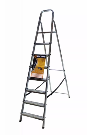 Стремянка алюминиевая СА 1х8 Вихрь купить в Тобольске