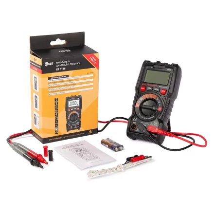 Мультиметр цифровой КВТ KT 113С с True RMS (91918) купить в Тобольске