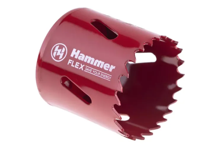 Коронка биметаллическая HAMMER Ф44х38мм 5/8" BiMETALL (224-009) купить в Тобольске