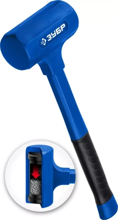 ЗУБР БМО, 57 мм, 1350 г, безынерционный молоток, Профессионал (2049-1350) купить в Тобольске