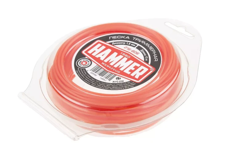 Леска для триммеров HAMMER 216-806 купить в Тобольске