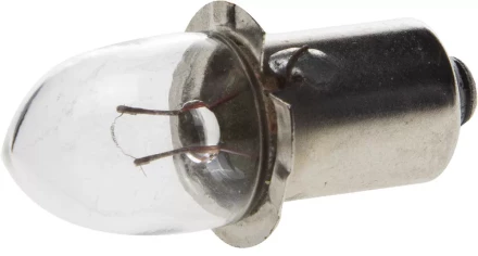 Лампа криптоновая СВЕТОЗАР без резьбы, для фонарей с 3-мя батареями, 3,6 В / 0,75 А SV-56972 купить в Тобольске