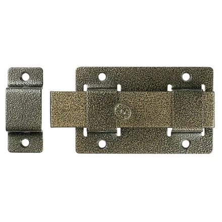 Задвижка накладная&quot;ЗД-02&quot;для дверей усилен, порошковое покрытие, цвет бронза, плоский засов 30х135х7мм, 75х115мм 37778-2 купить в Тобольске