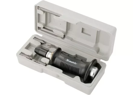 Отвертка ударно-поворотная 1/2&quot;, набор бит, 6 шт., черная ручка ПРОФИ, в пласт. боксе MATRIX 11561 купить в Тобольске