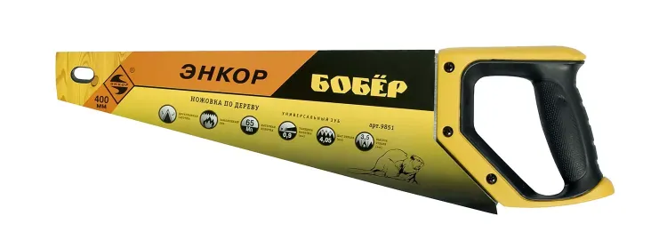 Ножовка "Бобер" 400мм закал/зуб   1/12/48 9851 купить в Тобольске