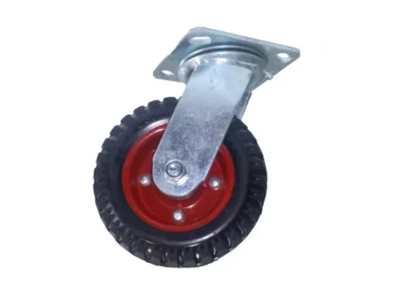 Колесо большегрузное поворотное PS 250 250 мм резина с протектором (N) 1046497 купить в Тобольске