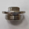 Заглушка GENERAL FITTINGS, 6-ти гранная головка с прижимной шайбой, никелированная латунь, наружная резьба, 3/4" 51099-3/4 купить в Тобольске