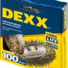 DEXX. Щетка дисковая для УШМ, витая стальная латунированная проволока 0,3мм, 100ммх22мм 35101-100 купить в Тобольске