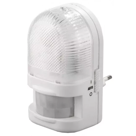 Светильник-ночник СВЕТОЗАР с датчиком движения, ЛОН-лампа, с выключателем, 7W, цветовая температура 2700К SV-57991 купить в Тобольске