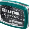 Набор бит и адаптеров KRAFTOOL C-Drive многофункциональный, Cr-Mo сталь, в ударопрочном компактном боксе. Цветная маркировка типов шлицов 26067-H32 купить в Тобольске