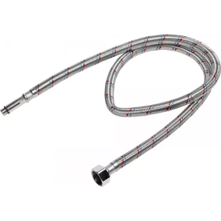 Подводка гибкая STAYER для воды, к смесителям, оплетка из нержавеющей стали, удлиненная, г/ш 1/2&quot;-1м 51017-100 купить в Тобольске