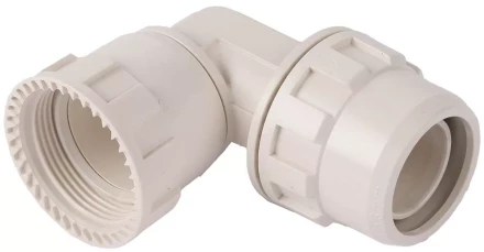 Переходник ЗУБР &quot;ШиреФит&quot; угловой 90° &quot;накидная гайка - штуцер с гайкой&quot;, 20мм 51482-20 купить в Тобольске