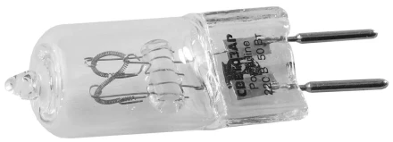 Лампа галогенная СВЕТОЗАР капсульная, прозрачное стекло, цоколь GY6.35, диаметр 13мм, 75Вт, 220В SV-44887-T купить в Тобольске