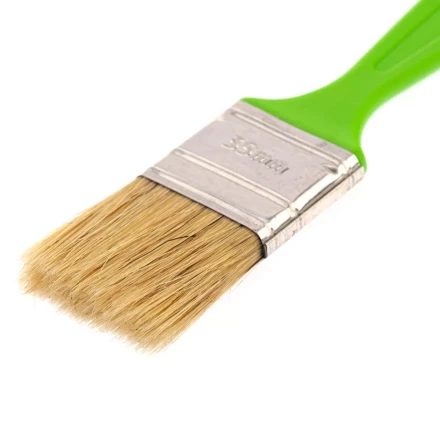 Кисть флейцевая &quot;Евро&quot;, 35 x 8, натуральная щетина, пластиковая ручка Сибртех 83301 купить в Тобольске
