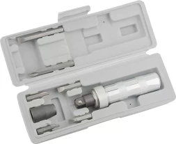 Отвертка ударно-поворотная 1/2&quot;, набор бит, 6 шт., в пласт. боксе  MATRIX 11575