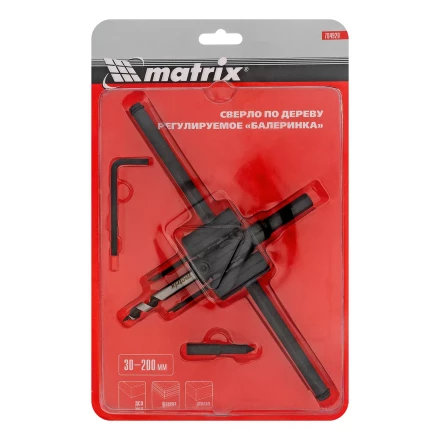 Сверло по дереву регулируемое Балеринка 30-200 мм купить в Тобольске