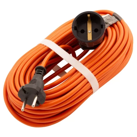 Удлинитель-шнур силовой Сибртех 20 м, 6А, тип УХз6, ПВС, 1 розетка без заземления 95812 купить в Тобольске