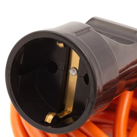 Удлинитель-шнур силовой Сибртех 20 м, 6А, тип УХз6, ПВС, 1 розетка без заземления 95812 купить в Тобольске