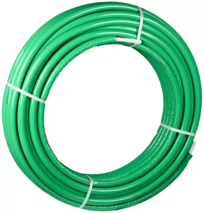 Труба металлопласт. ЗУБР &quot;ШиреФит&quot; с теплоиз., 32мм, толщ.стенки 3мм, мет. слоя 0,6мм, макс. давл. 10атм при 95°С, 25м 51457-32 купить в Тобольске