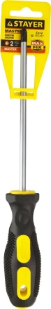 Отвертка STAYER &quot;MASTER&quot;, двухкомпонентная рукоятка, магнитный наконечник, PH2x150мм 2510-2-15_z01 купить в Тобольске