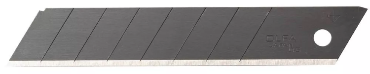 Лезвие OLFA BLACK MAX сегментированное, 18х100х0,5мм, 10шт OL-LBB-10B купить в Тобольске
