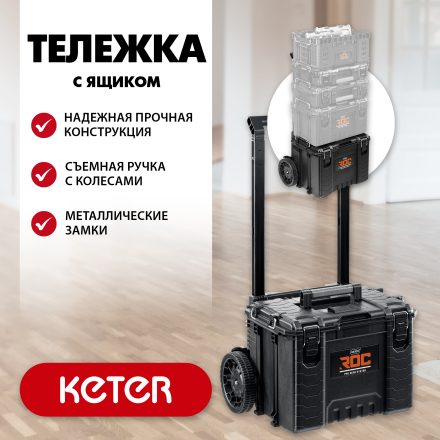 Тележка на колесах "GEAR CART", 22", KETER 38370 купить в Тобольске