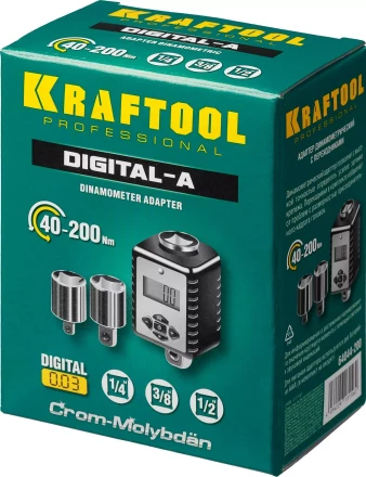 Адаптеры динамометрические электронные KRAFTOOL 64044-200 купить в Тобольске