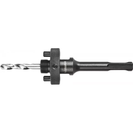 Державка STAYER &quot;PROFESSIONAL&quot; с пружинным фиксатором для коронок 32-200мм, быстросъёмная, хвостовиком SDS+ 29552 купить в Тобольске