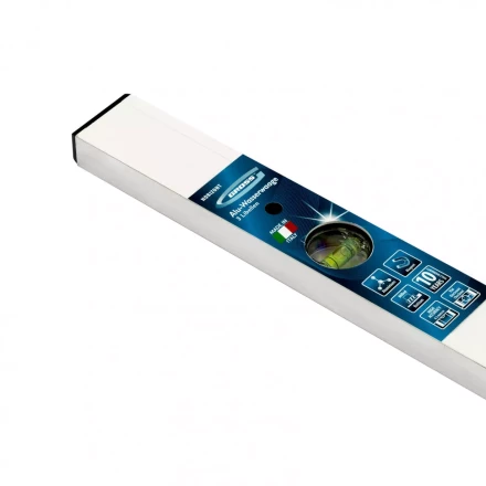 Уровень алюминиевый 1200 мм фрезерованный 3 глазка магнитный Gross 33674 купить в Тобольске