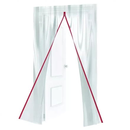 Пленочная дверь на молнии типа I 220x120cm с малярной лентой 2,5смх10м Matrix 88757 купить в Тобольске