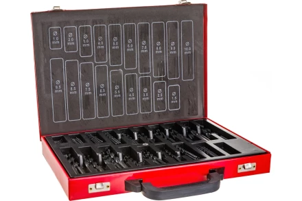 ЗУБР 170 шт, (1-10 мм), сталь Р4М2, класс В, мет.бокс, по металлу (29605-H170) купить в Тобольске