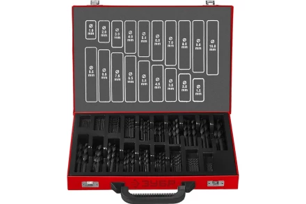 ЗУБР 170 шт, (1-10 мм), сталь Р4М2, класс В, мет.бокс, по металлу (29605-H170) купить в Тобольске