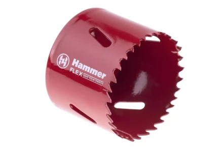 Коронка биметаллическая HAMMER Ф57х38мм 5/8&quot; BiMETALL (224-011) купить в Тобольске