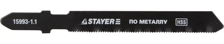 Полотна STAYER "PROFI", T118G, для эл/лобзика, HSS, по металлу (0,5-1,5мм), EU-хвост., шаг 1,1мм, 50мм, 2шт 15993-1.1_z01 купить в Тобольске