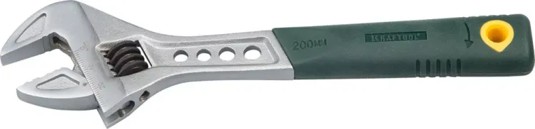 Ключ разводной Tiger, 200 / 30 мм, KRAFTOOL 27265-20 купить в Тобольске