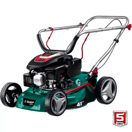 ЗУБР 410 мм, 3.5 л.с., бензиновая газонокосилка (ГБ-410) купить в Тобольске
