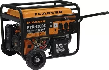 Генератор бензиновый CARVER PPG- 8000-Е-3 LT-190F купить в Тобольске