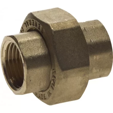 Соединитель GENERAL FITTINGS с накидной гайкой, латунь, г/г, 1/2&quot; 51037-G/G-1/2 купить в Тобольске