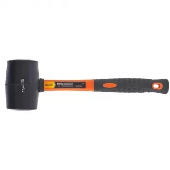 Киянка резиновая 680 г черная резина фибергласовая рукоятка SPARTA 11127 купить в Тобольске