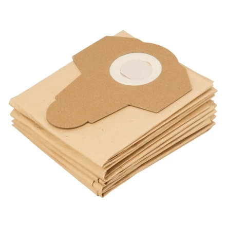 Комплект мешков одноразовых для пылесосов Denzel RVC20, RVC30, LVC20, LVC30, 5 шт. Denzel 28216 купить в Тобольске